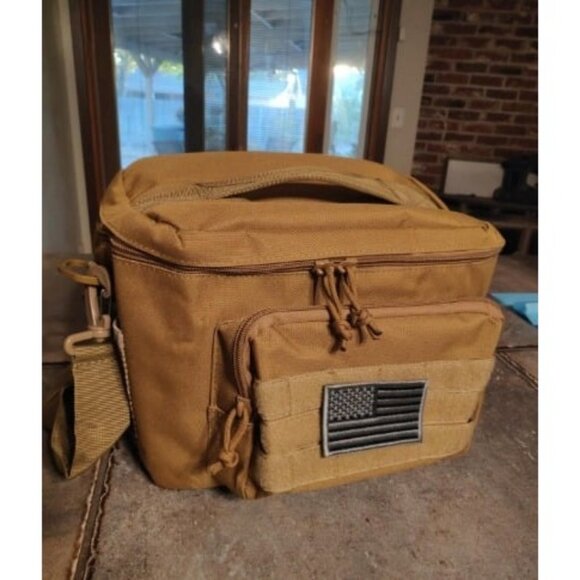 Tactical Lunch Bag for Men Women, 12 Cans Insulated Lunch Box for Adult | 9L - Picture 1 of 2